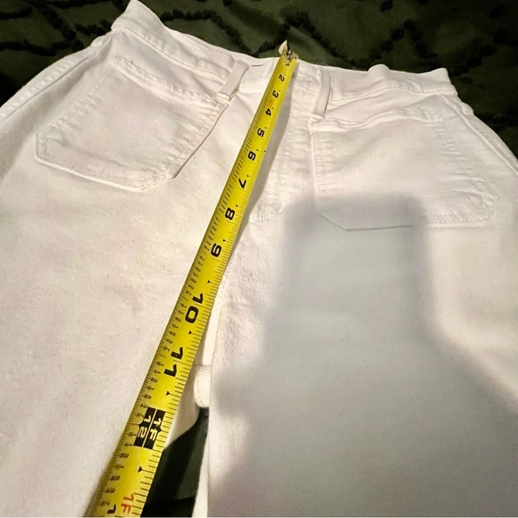Joe’s Jeans White High Waisted Flared Pants - Picture 3 of 9